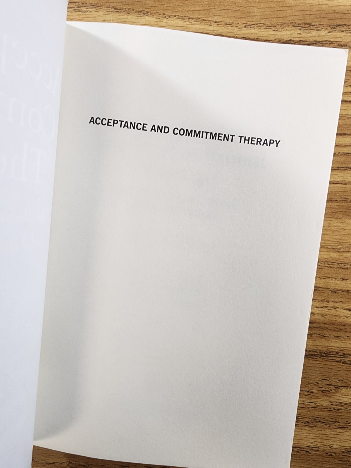 Acceptance and Commitment Therapy: The Process and Practice of Mindful Chang…