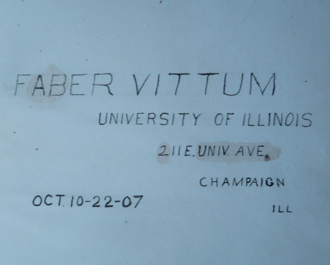 RARE OLD BOOK, Notes Practical Mechanical Drawing SIGNED Elden Faber Vittum 1907