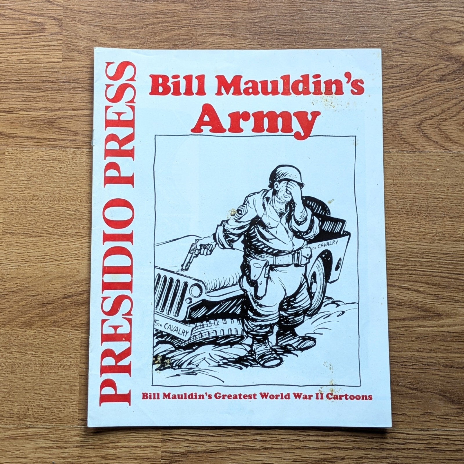 Vintage – Bill Mauldin&rsquo;s Army, Presidio Press Ordering Catalog, Military Books