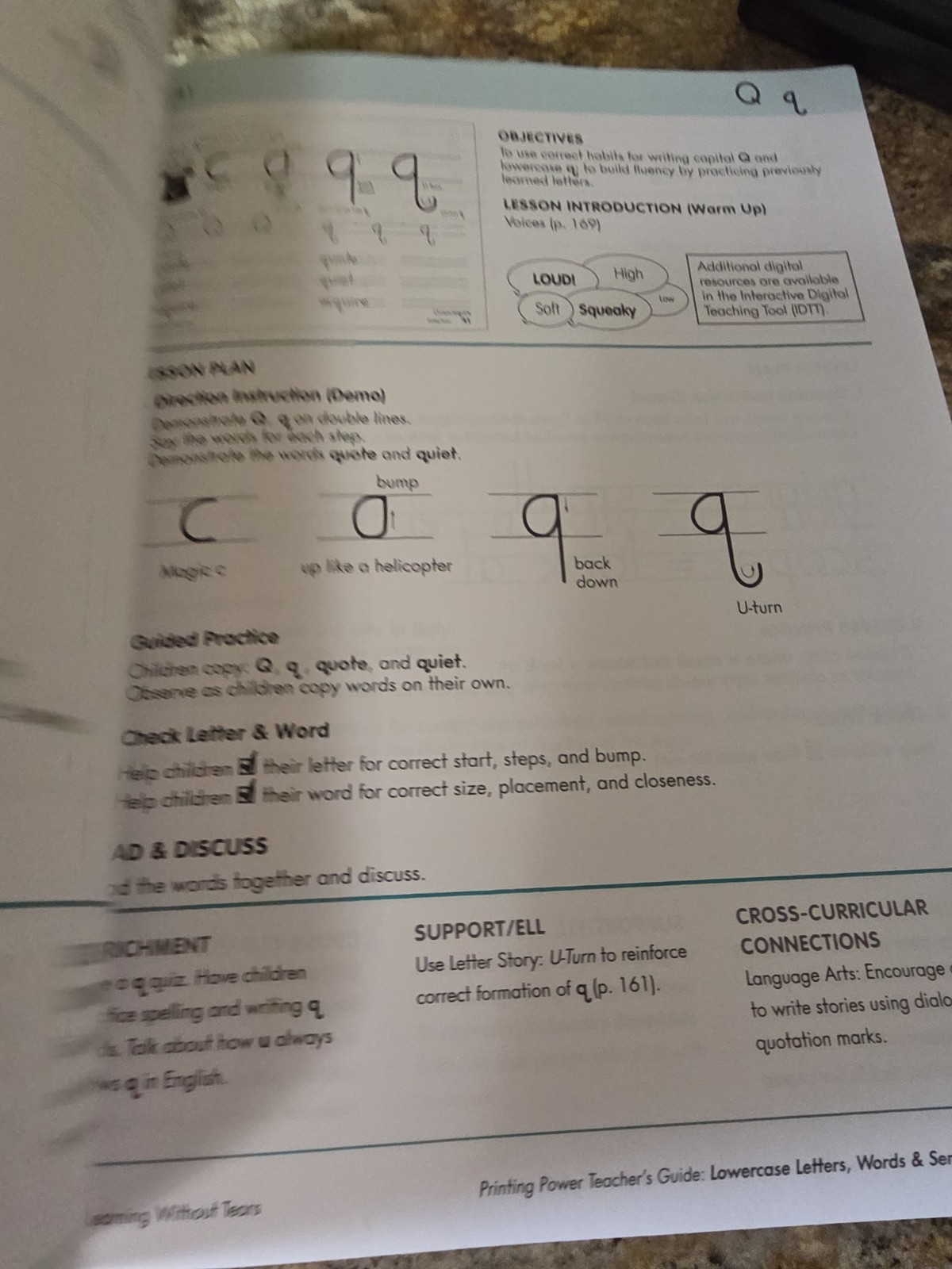 Learning Without Tears – Printing Power Teacher&rsquo;s Guide