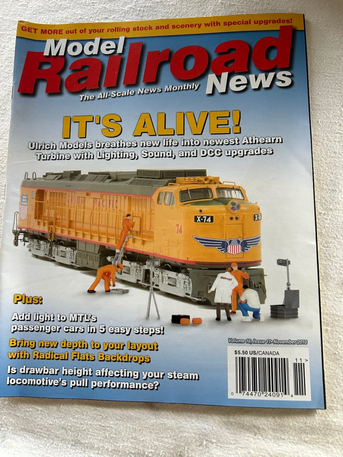 Model Railroad News Magazine Nov 2010 Vol 16 Issue 11 Athearn Upgrades