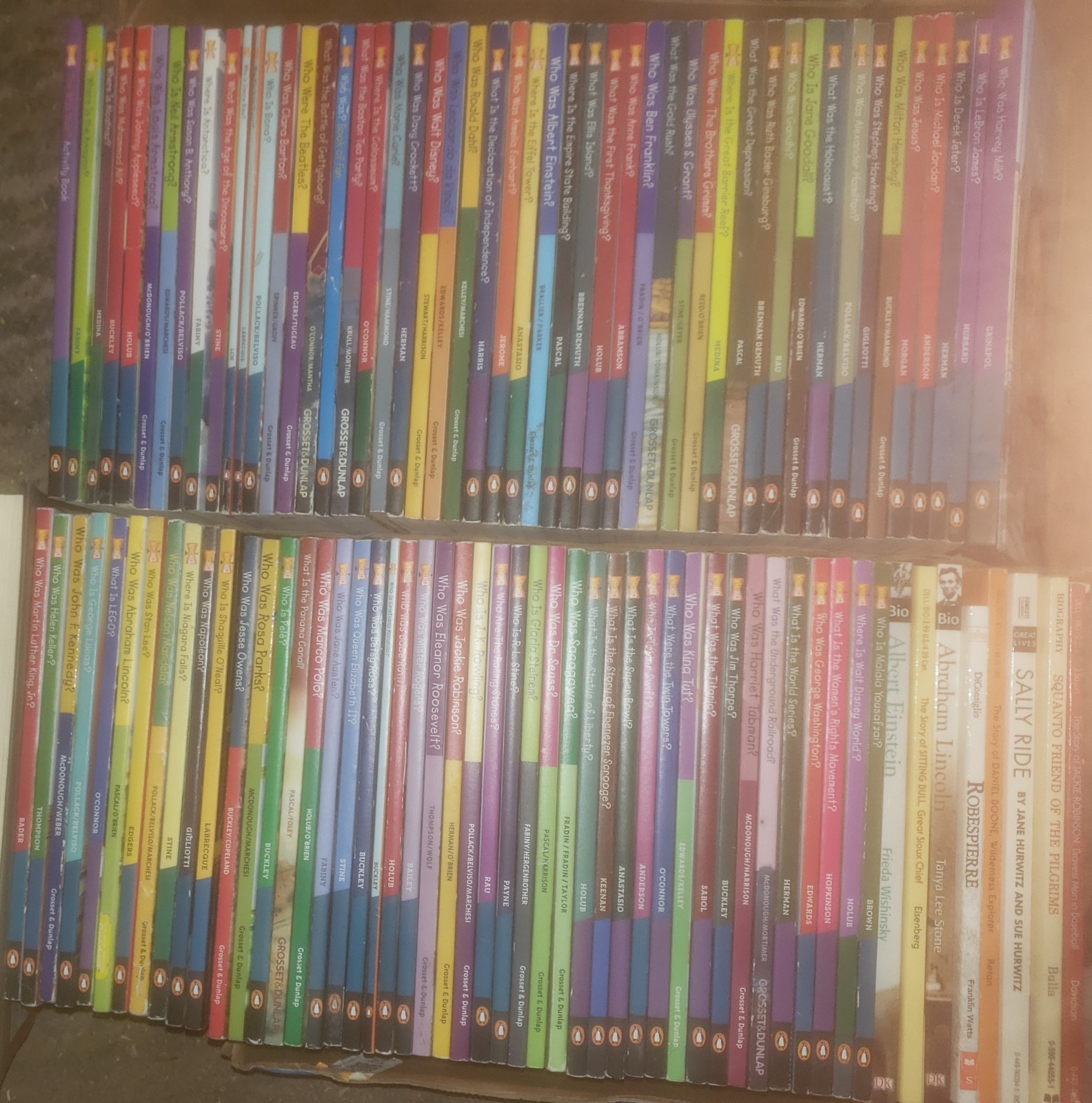 Lot 106 WHO WAS Where WHAT? + 8 sc books VGC