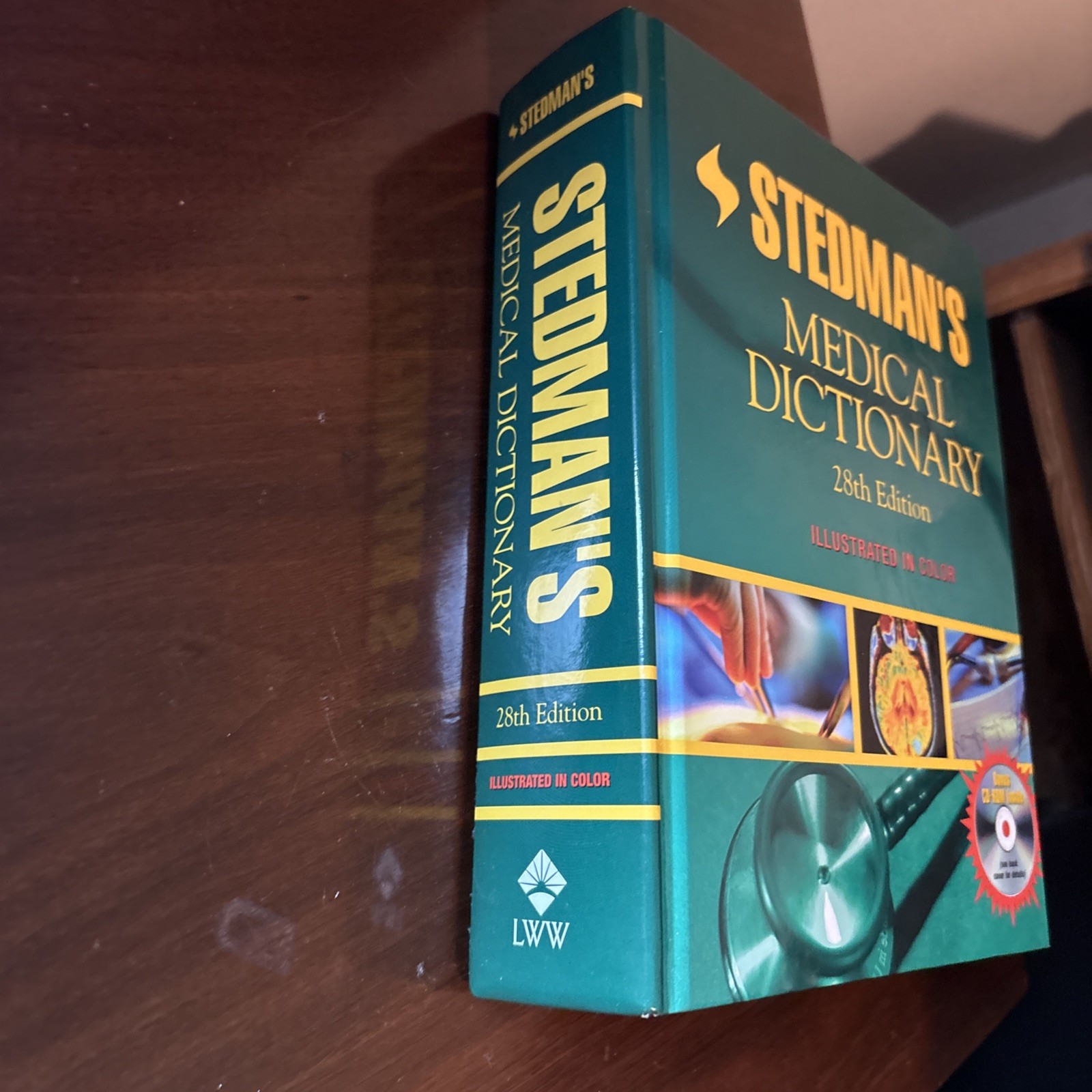 Stedman&rsquo;s Medical Dictionary 28th edition with CD-ROM 100 OZ. Color