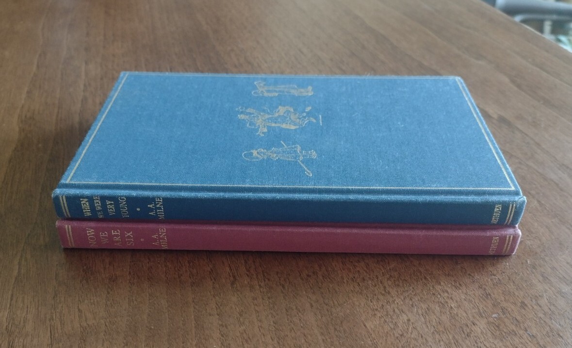 A.A. Milne Lot Of 2 Facsimile The Collectors Editions Very Young Six Methuen