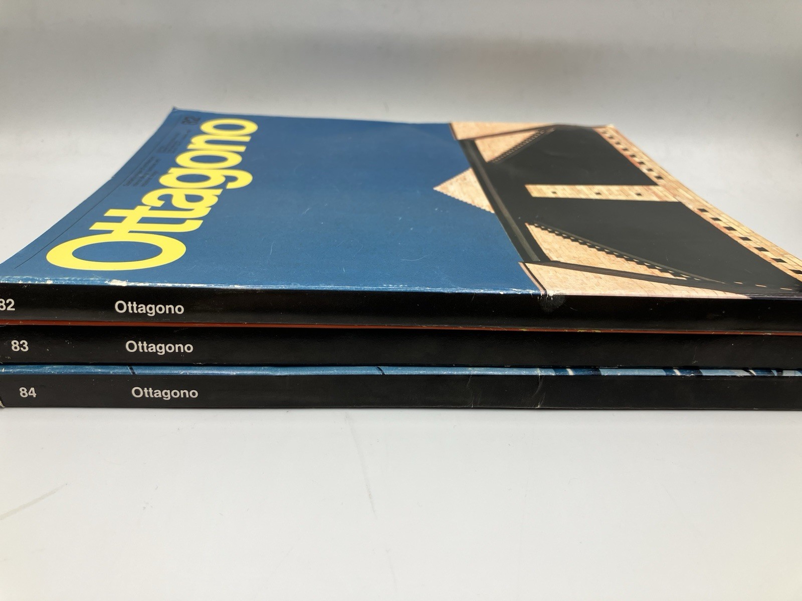 Lot of 3 Vintage Ottagono Quarterly 1986 1987 Issues Architecture Italian Design