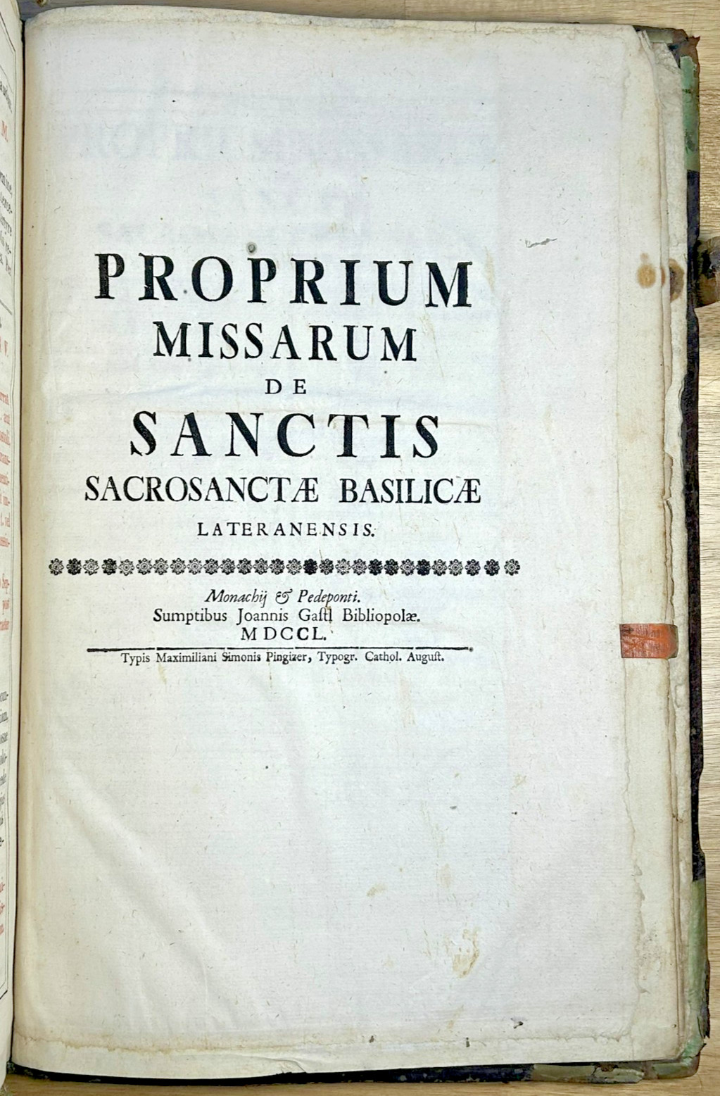1793 Illustrated Missale Romanum bound with 2 other texts – music, engravings