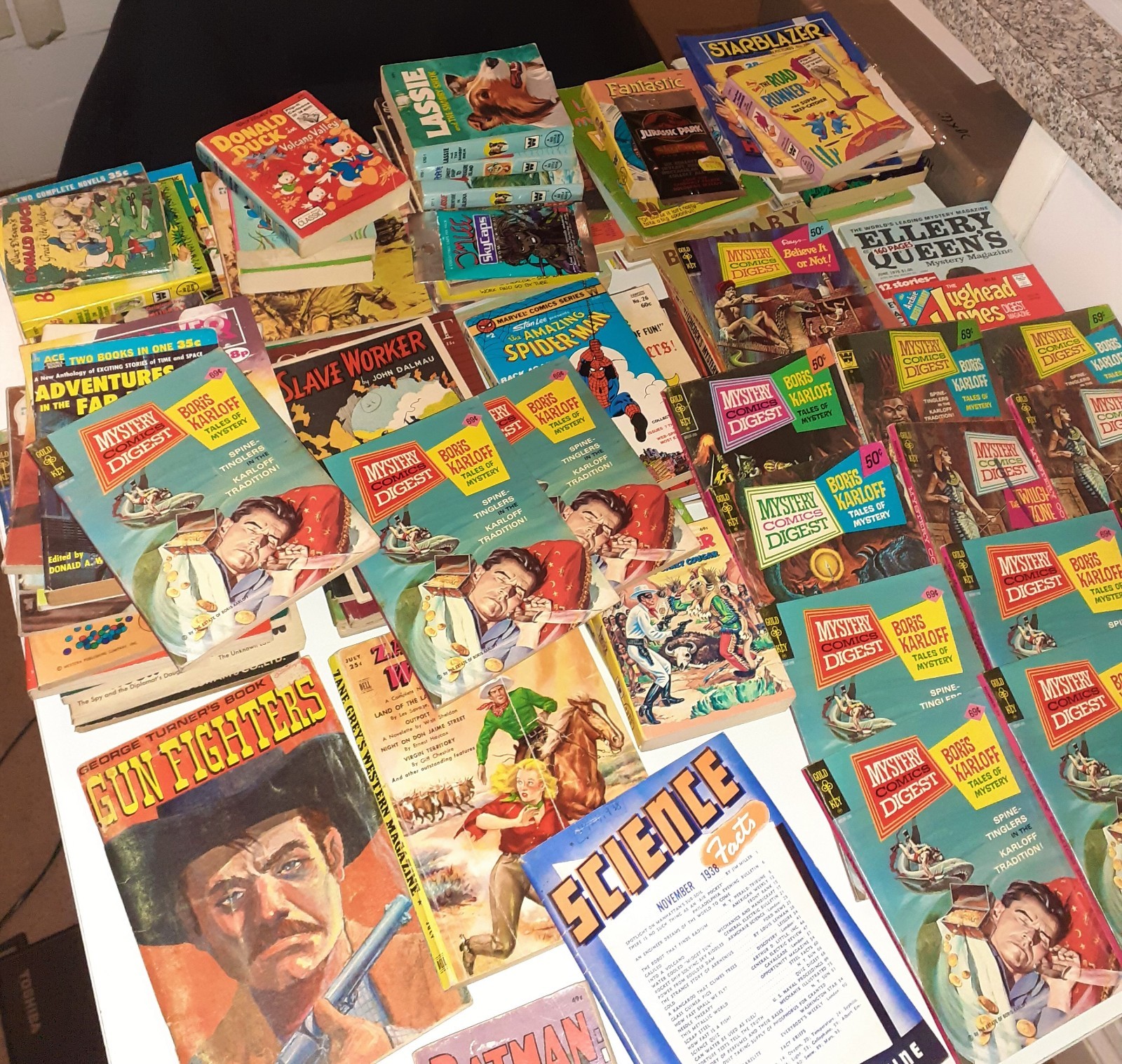 105x Huge RARE VINTAGE DIGEST COMICS BLB PULPS PAPERBACKS lot 1940s 50s 60s 70s