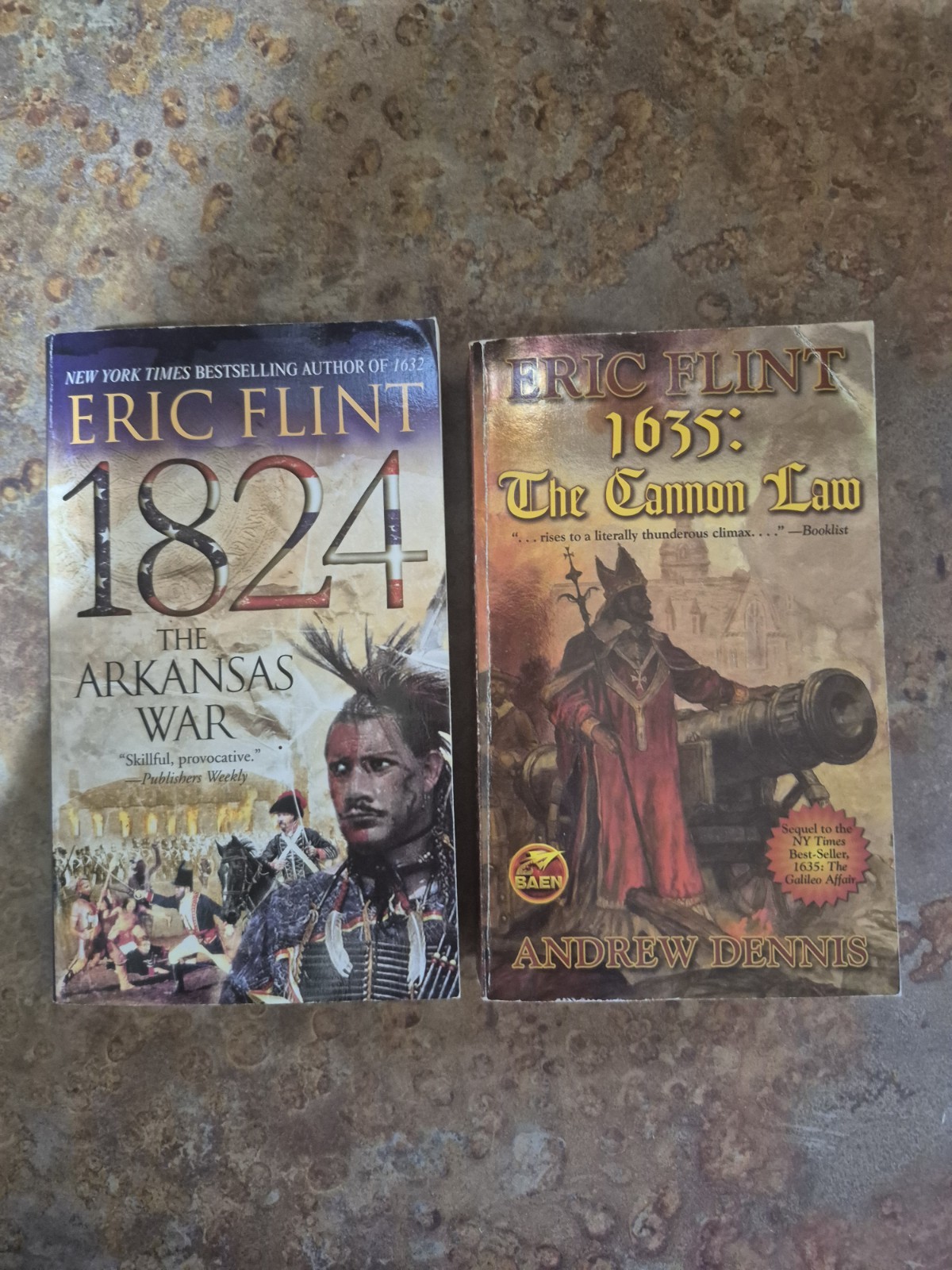 1824: the Arkansas War by Eric Flint (2007, Perfect)