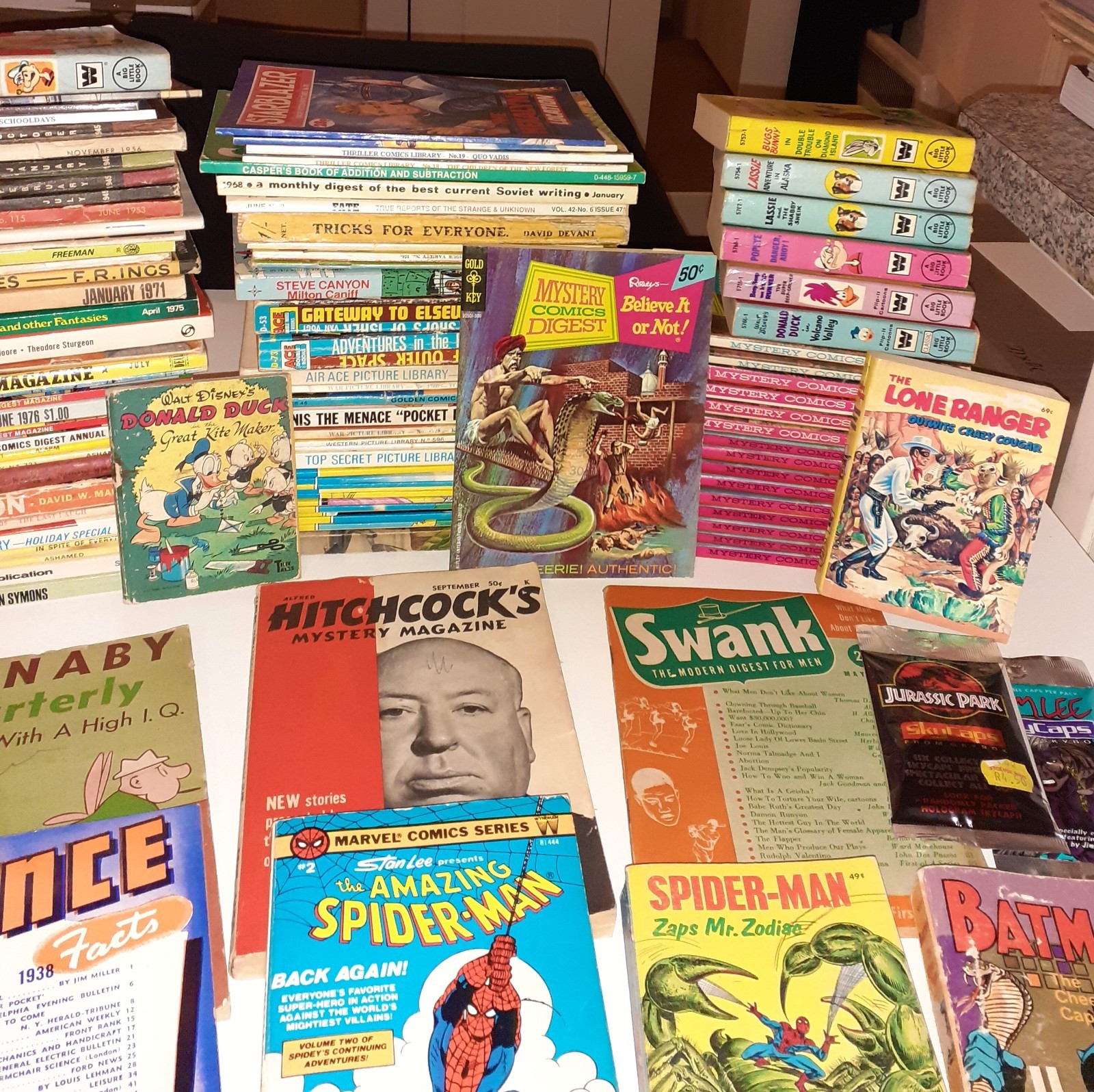 105x Huge RARE VINTAGE DIGEST COMICS BLB PULPS PAPERBACKS lot 1940s 50s 60s 70s