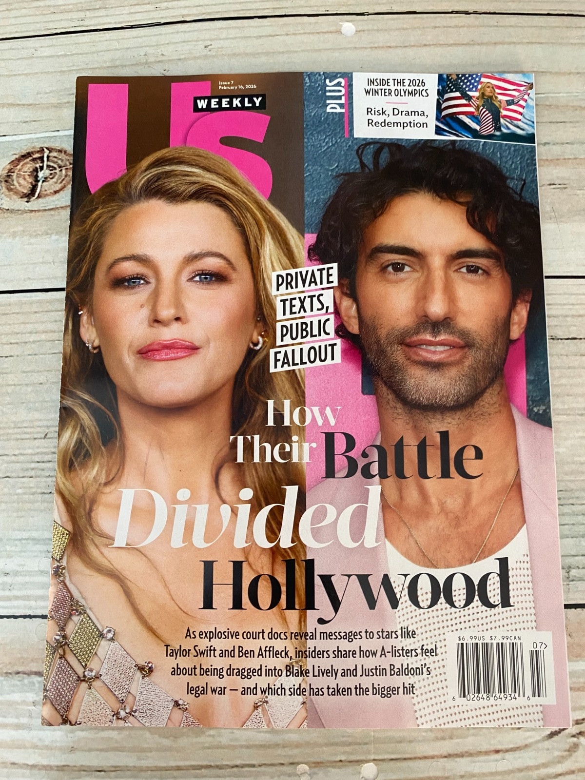 US Weekly Issue 7 February 16,2026 Magazine Private Texts, Public Fallout
