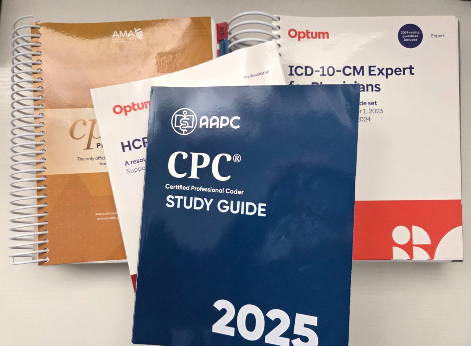 Medical Coding Book Bundle (CPT, ICD-10-CM, HCPCS, Exam Prep)