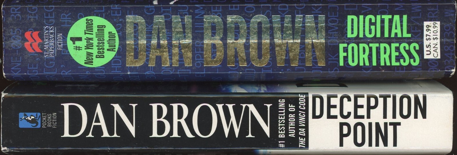 Techno Espionage Suspense Lot of 2 Paperback by Dan Brown