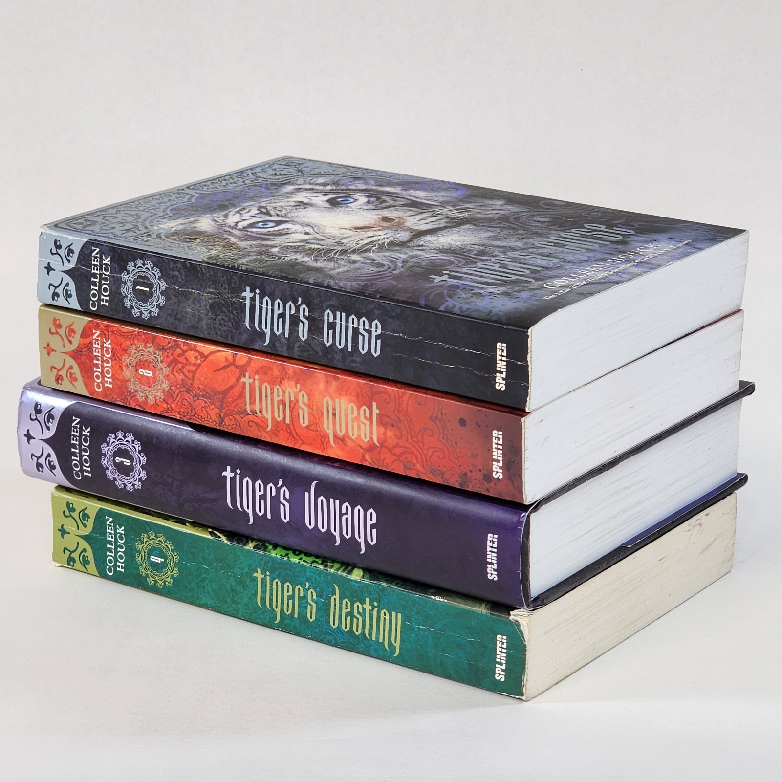 TIGER&rsquo;S CURSE Complete Set Books 1-4 Colleen Houck Paperback/Hardcover