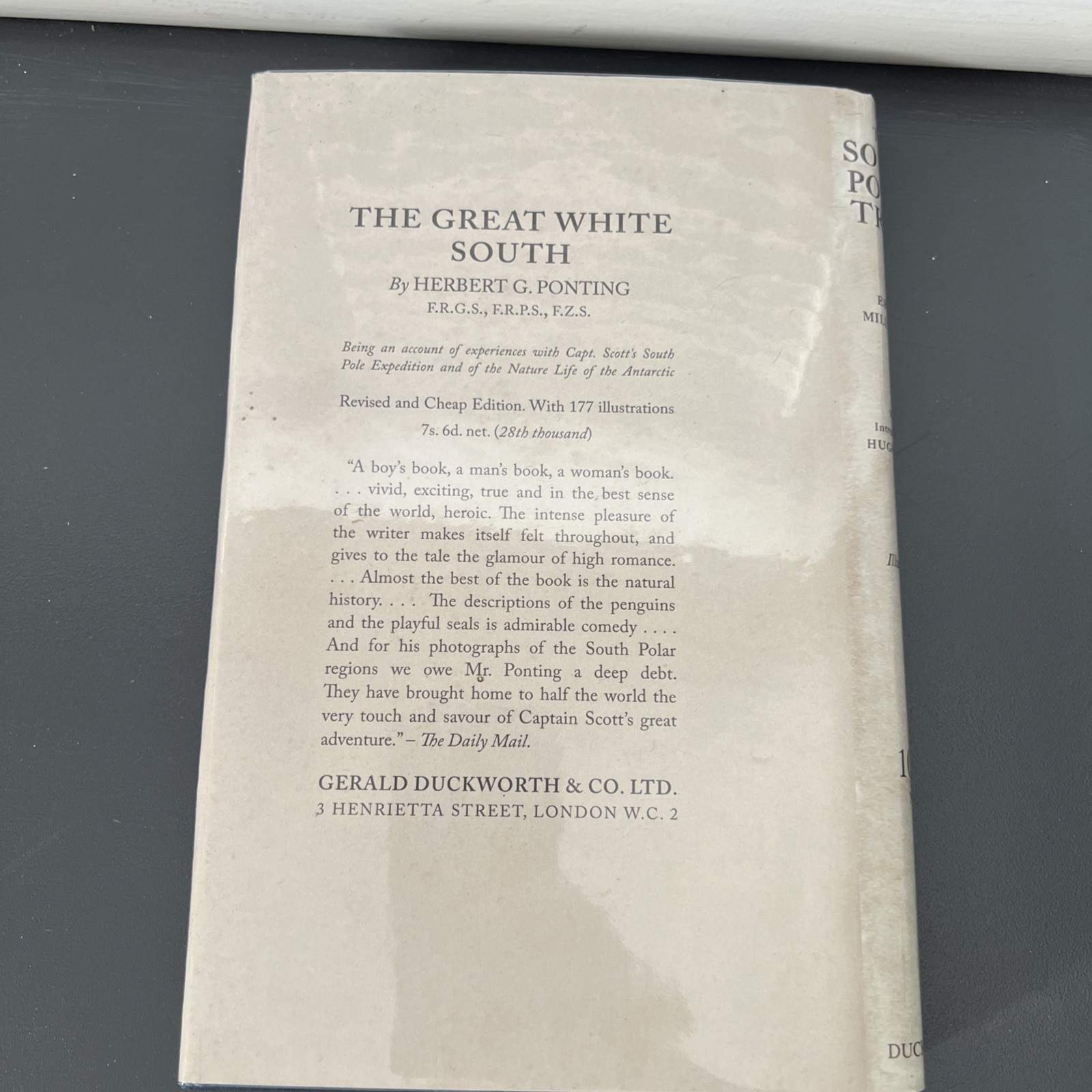 The South Polar Trail – Log of Ernest Mills Joyce (ITAE) Erskine Press (2017)