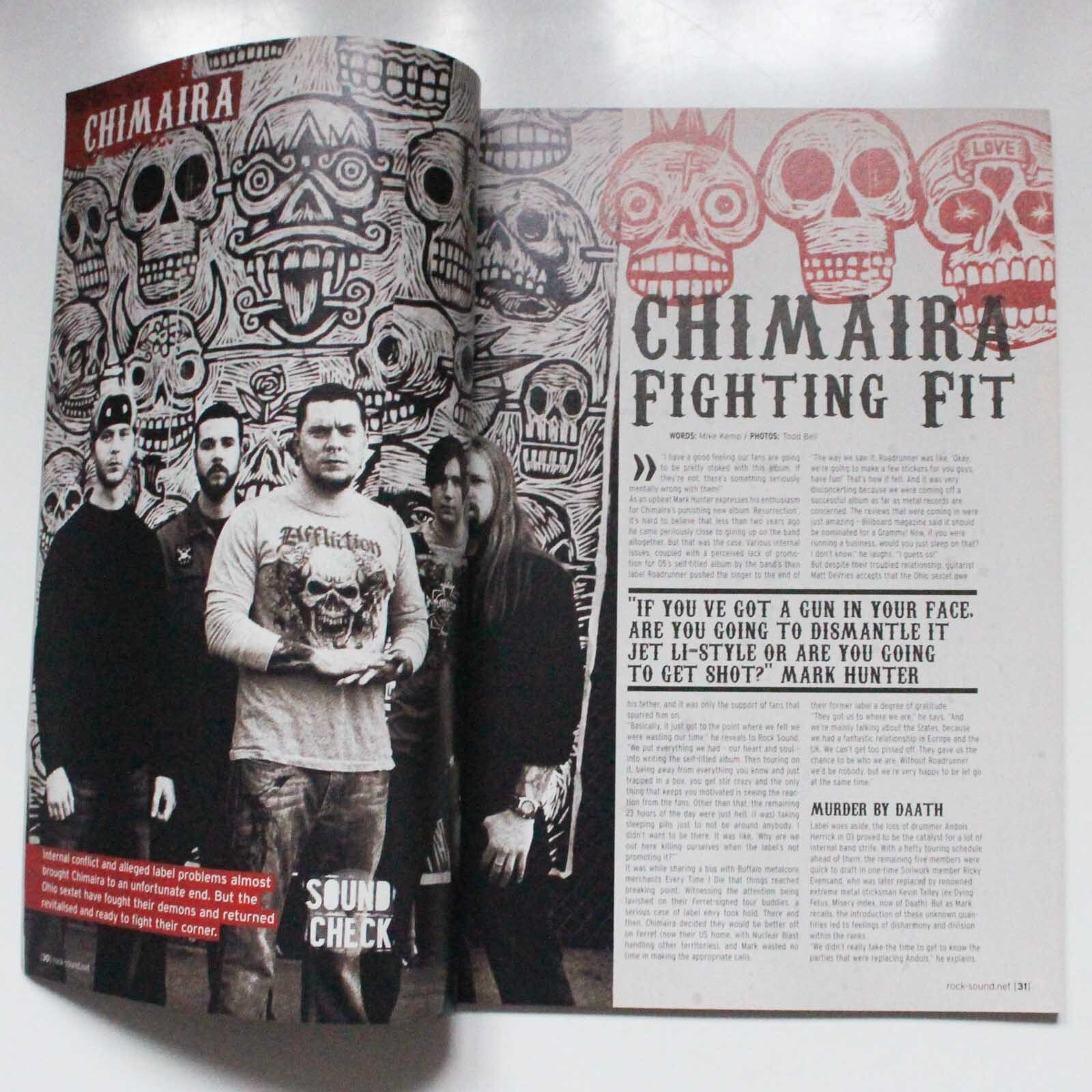 Rock Sound Magazine Good Charlotte March 2007 Issue 94 Music Alternative