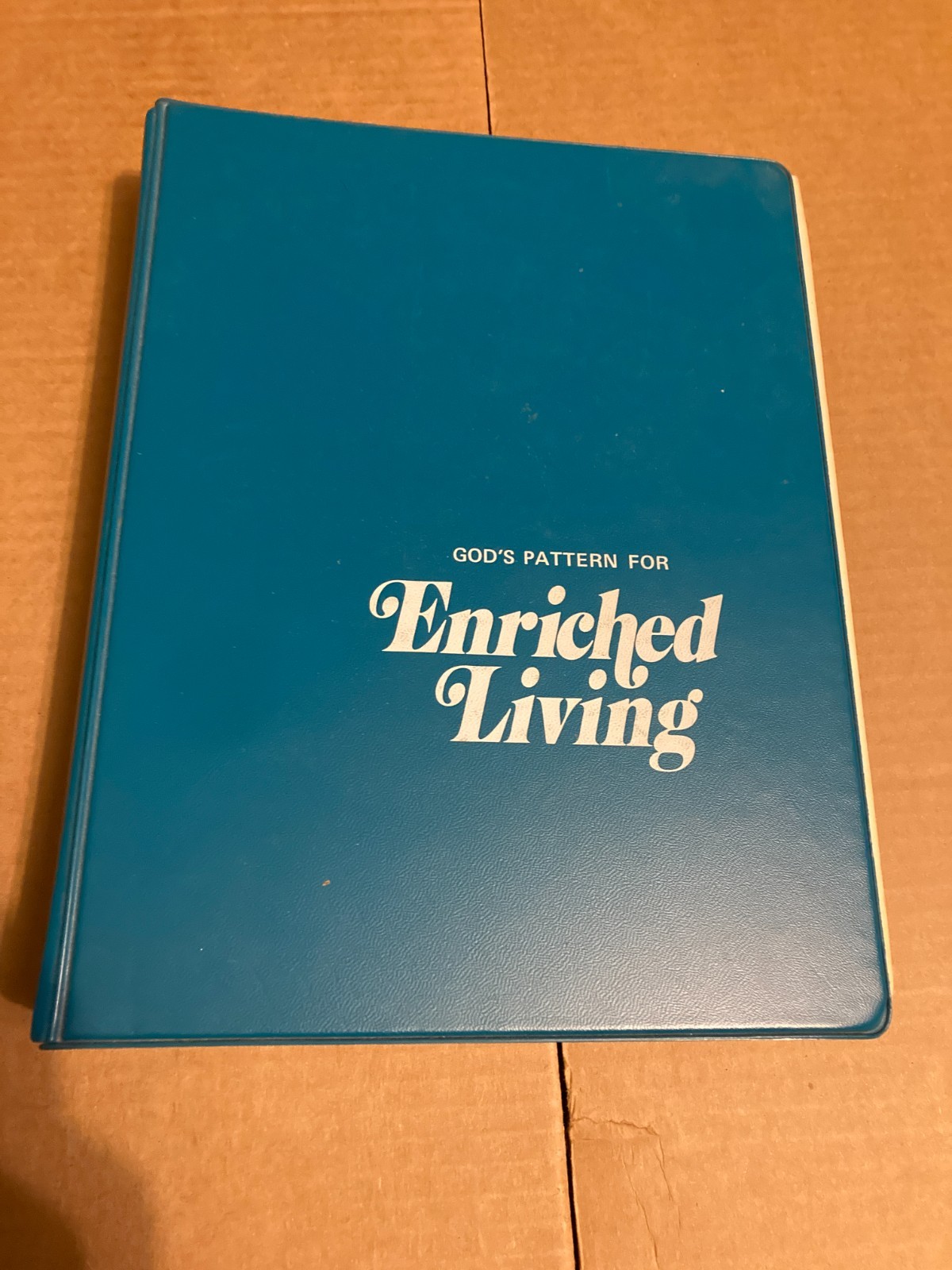 God&rsquo;s Pattern For Enriched Living Seminar Workshops for Women 1971 Ring Bound