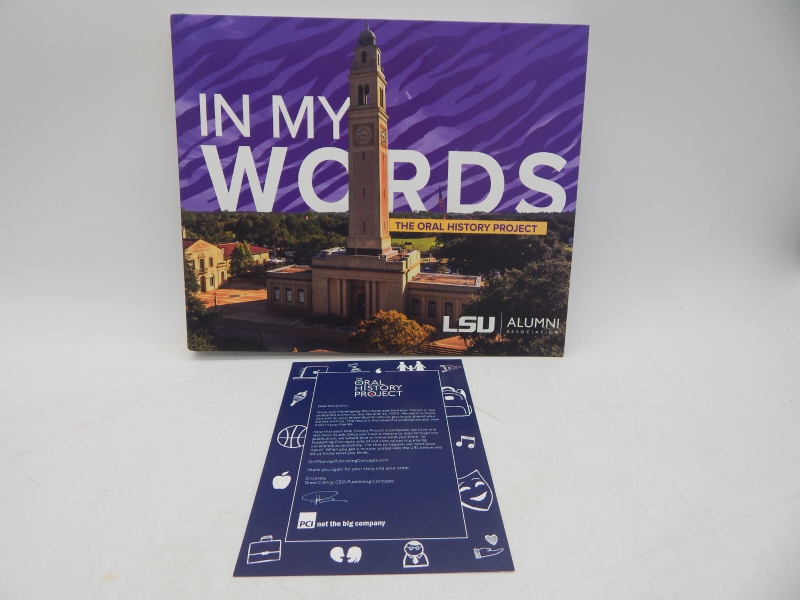 LSU Alumni Association In My Own Words An Oral History Project Hardback Book