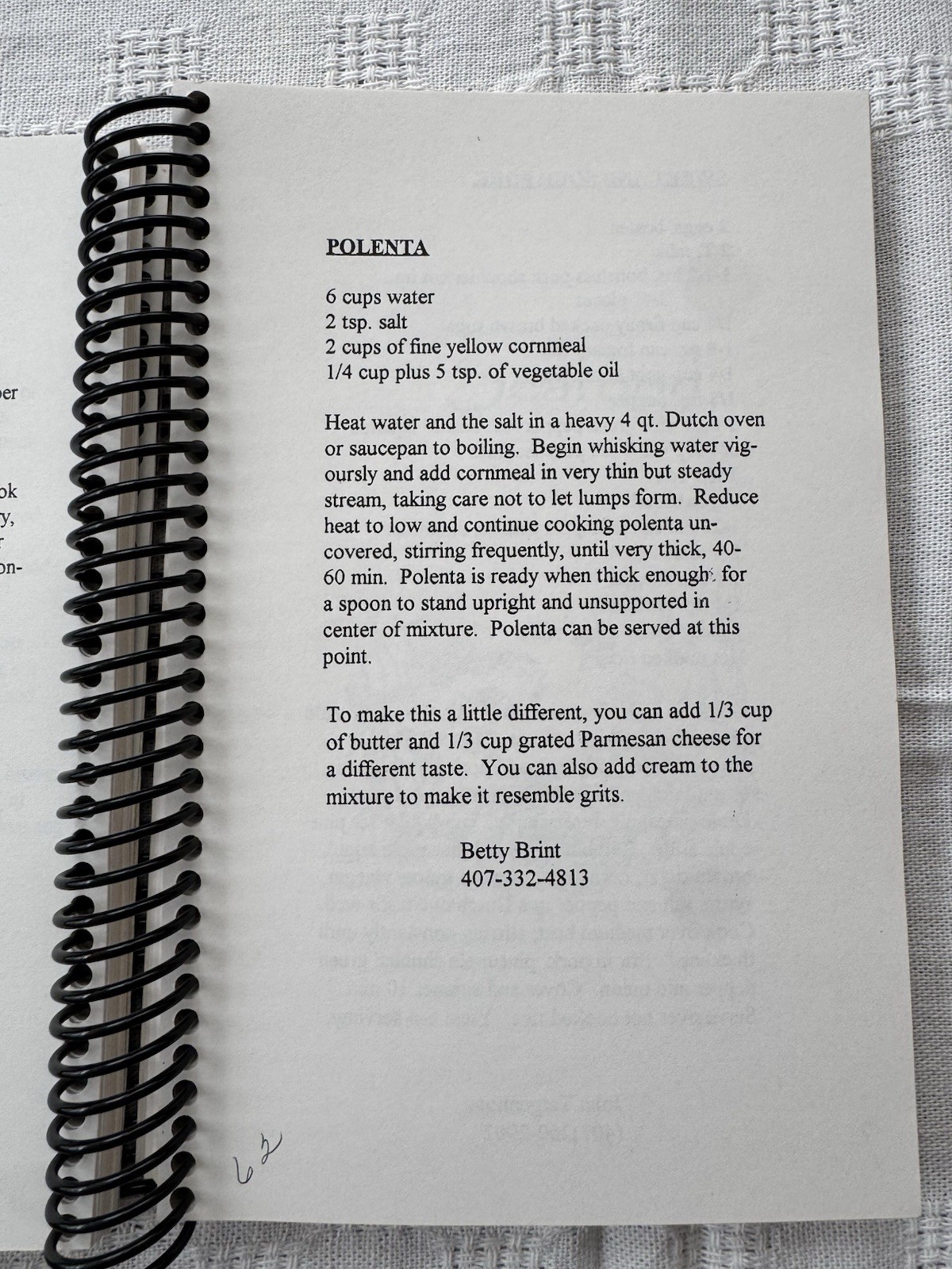 Community United Methodist Church Cookbook, Spiral-bound, 2003, 205 Pages RARE
