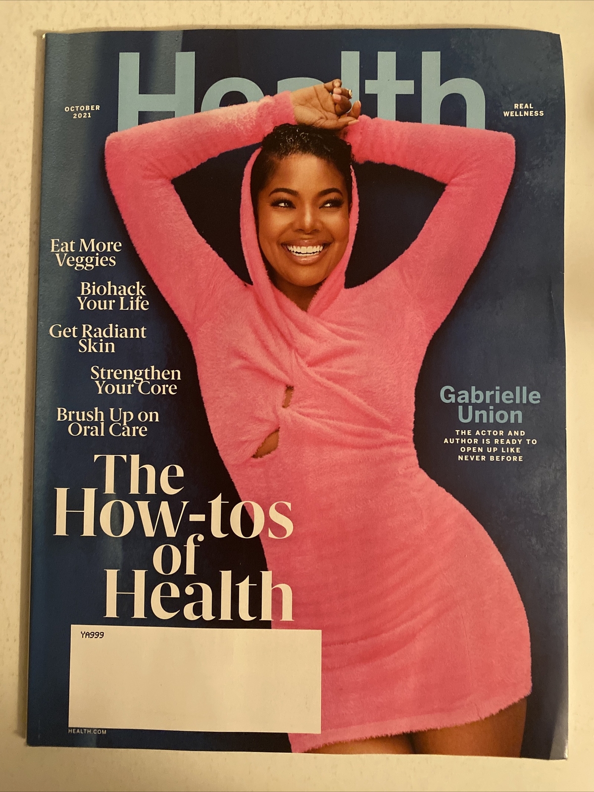 GABRIELLE UNION- HEALTH MAGAZINE – OCTOBER 2021 BRAND NEW 104 PAGES FREE SHIP
