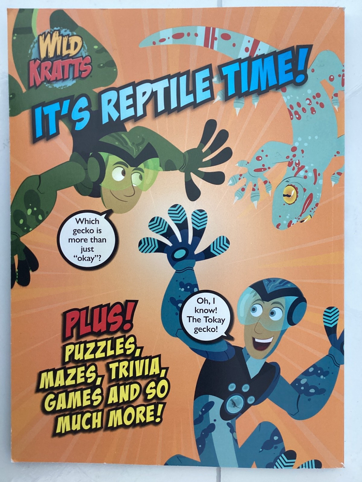 Wild Kratts Magazine Dec 2025 Rockin’ Reptiles magazine activity book