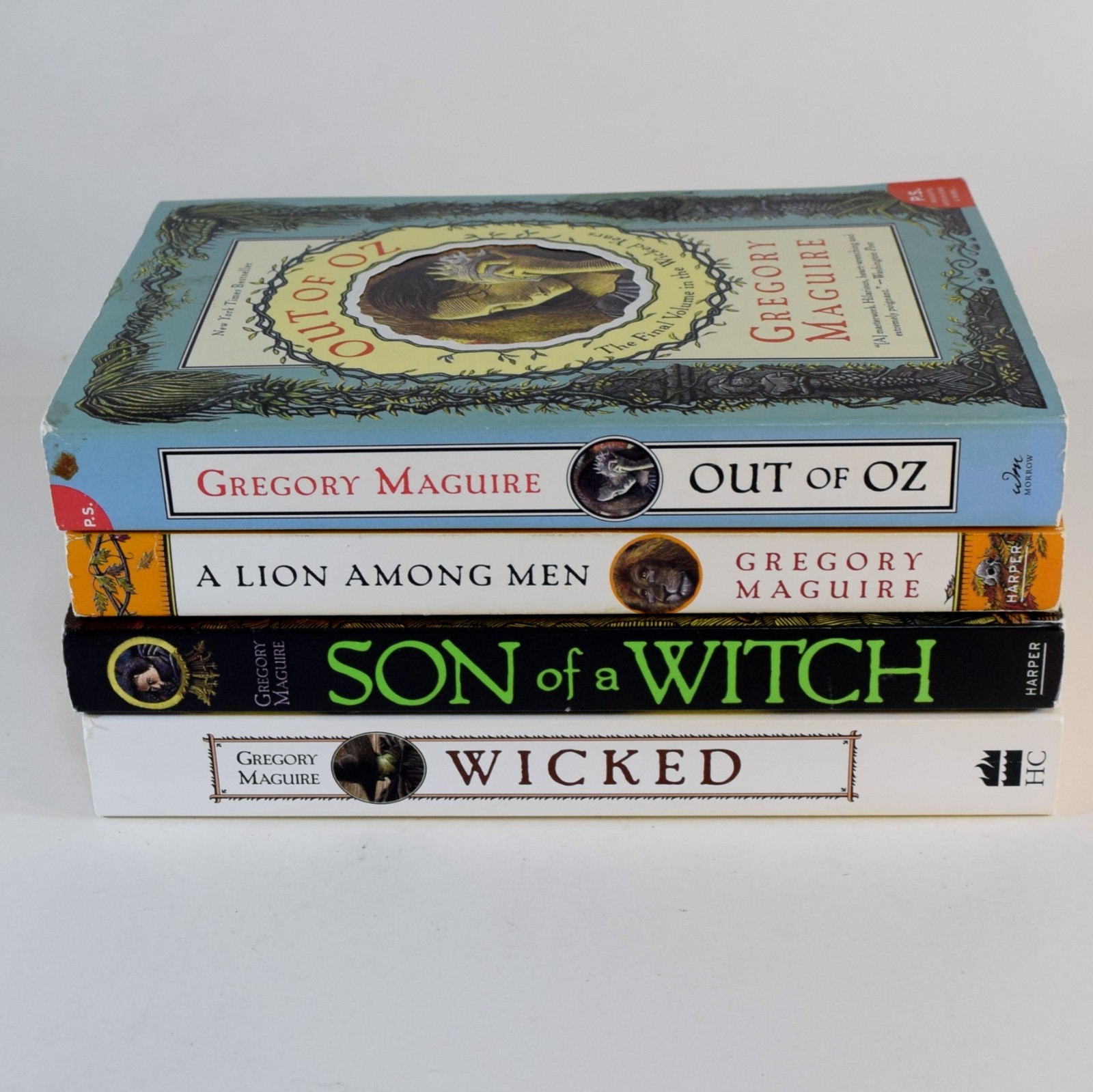 The Wicked Years Paperback Book Set Gregory Maguire Son of a Witch Lion Among Us