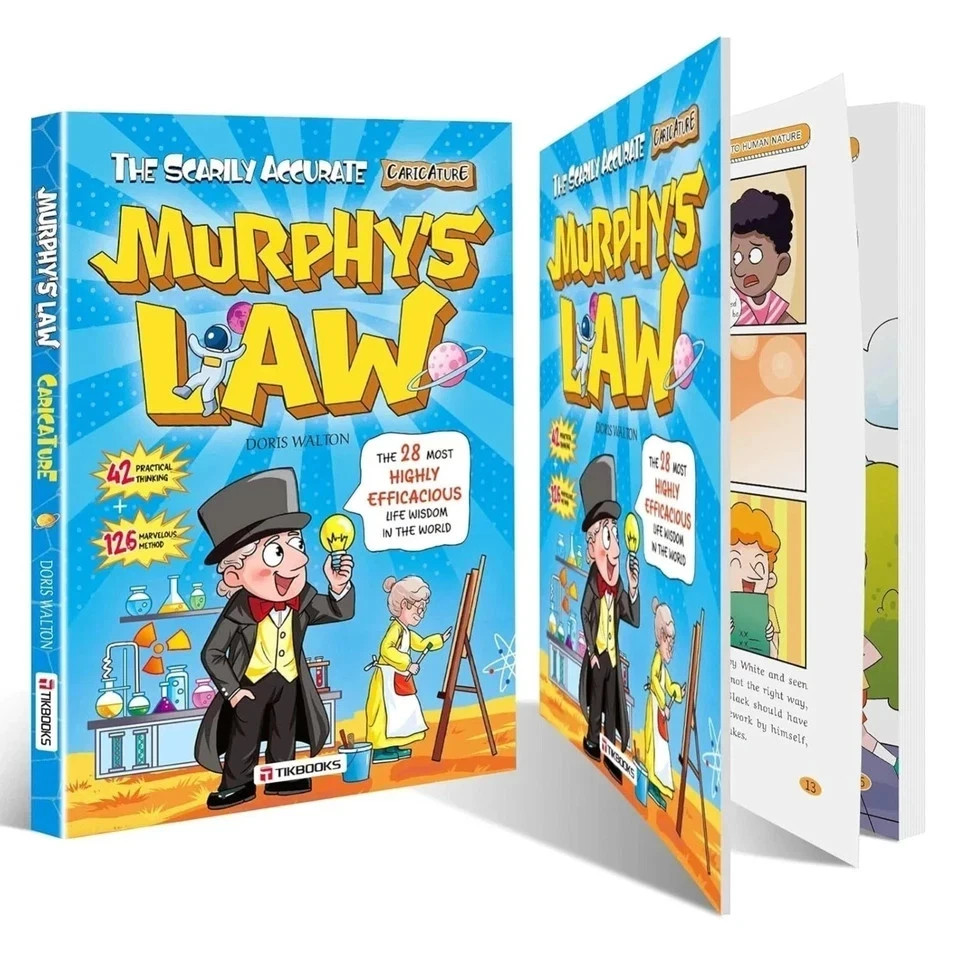 Murphy&rsquo;s Law Learning Book for Kids 8-12 with 128 Pages Paperback Illustrated