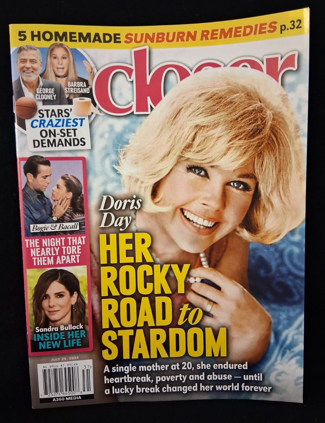 DORIS DAY HER ROCKY ROAD TO STARDOM CLOSER MAGAZINE ISSUE BRAND NEW A360 MEDIA