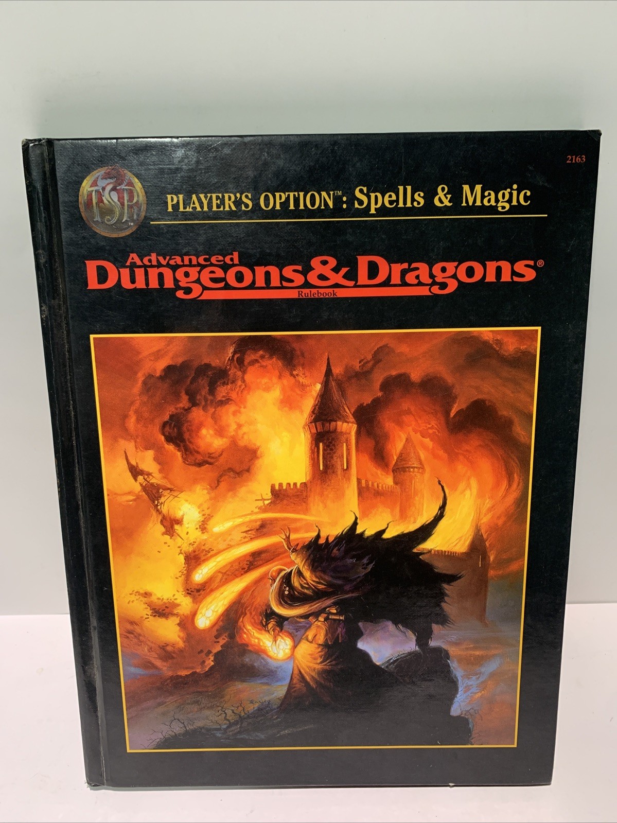 TSR AD&D Player&rsquo;s Option: Spells & Power Harcover 2163 1st Print Vintage 1996
