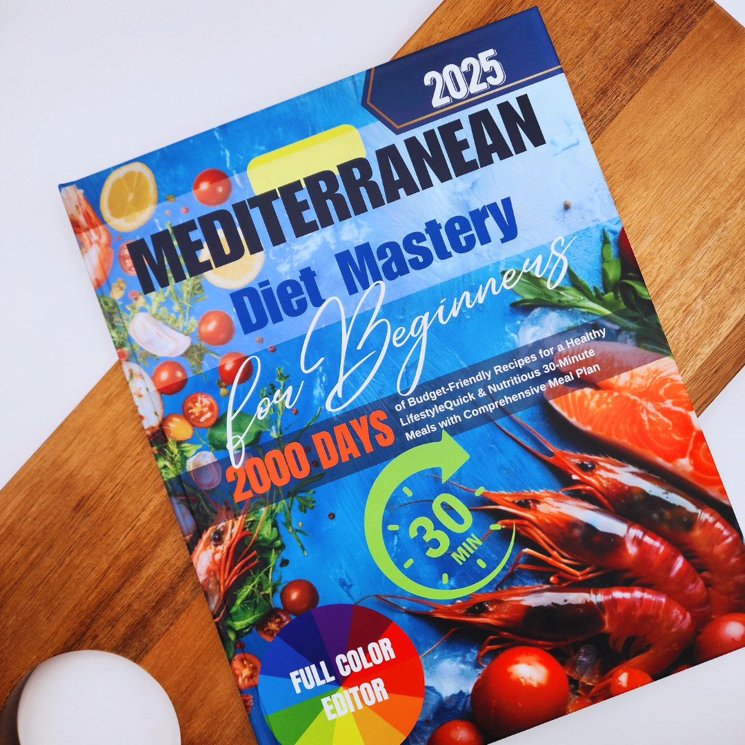 Mediterranean Diet Cookbook for Beginners | Healthy Eating Cookbook | Gift Ready