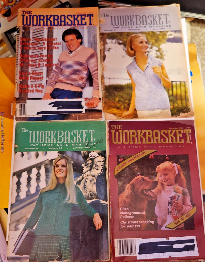 VINTAGE – LOT OF 78 WORKBASKET AND HOME ART MAGAZINES