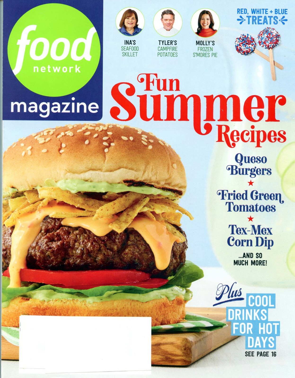 FOOD NETWORK MAGAZINE=JUNE/JULY 2026–SUMMER RECIPES—4TH JULY TREATS—