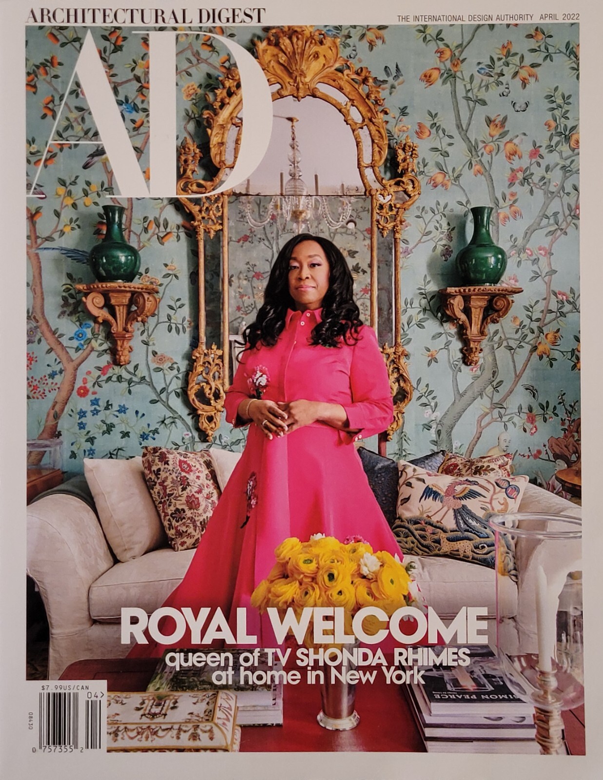 SHONDA RHIMES – QUEEN OF TV April 2022 ARCHITECTURAL DIGEST Magazine