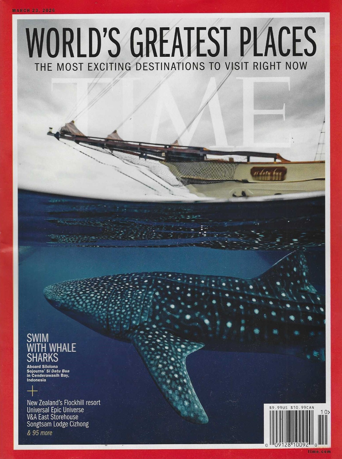 Time Magazine March 23rd 2026 World&rsquo;s Greatest Places