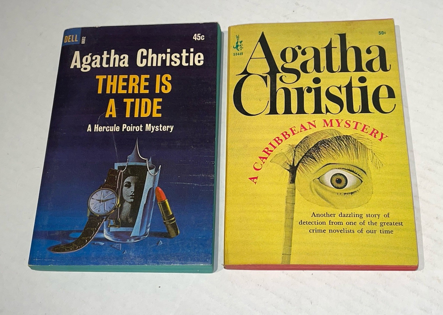 Lot of 12 Vintage Mystery Pulp Fiction Paperback Books 50s-60s Christie, Rendell