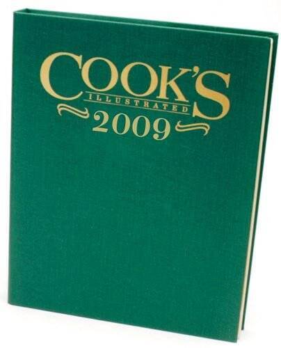 Cook&rsquo;s Illustrated 2009 (Cook&rsquo;s Illustrated Annuals) – Hardcover – VERY GOOD