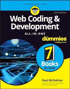 Web Coding & Development All-in-One For – Paperback, by McFedries Paul – Good