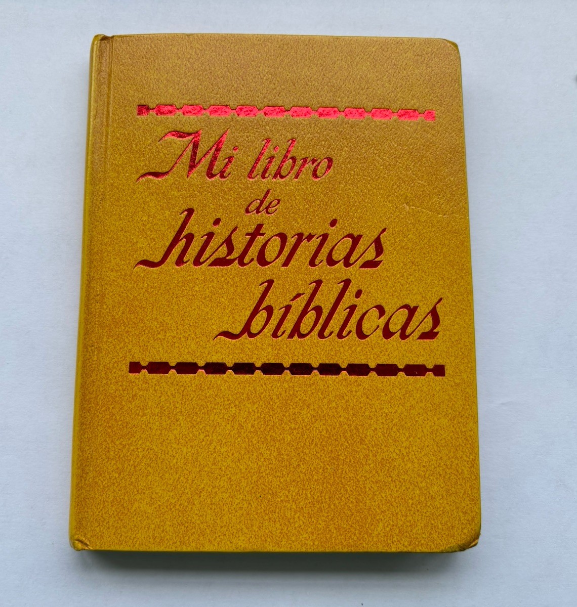 Mi Libro de Historias Biblicas Pocket Size Spanish Edition 1978 HC
