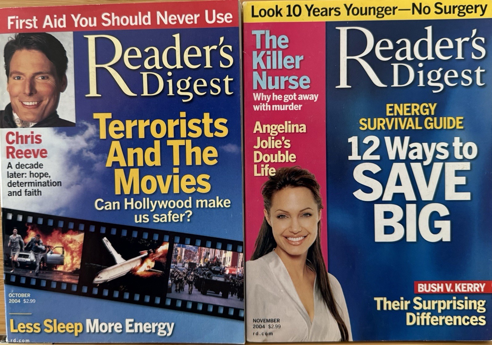 2004 October November READER’S DIGEST MAGAZINE Vintage History Shorts Jokes Art