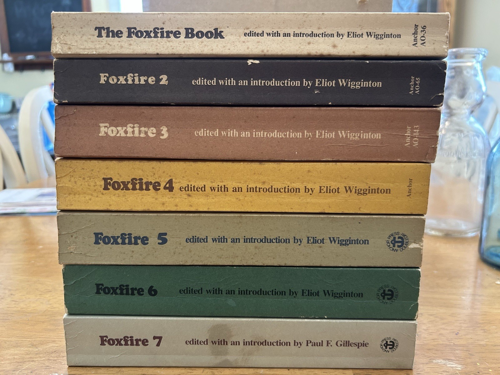The Foxfire Books Complete Set of 7- See Description and Pics – Used from 1977