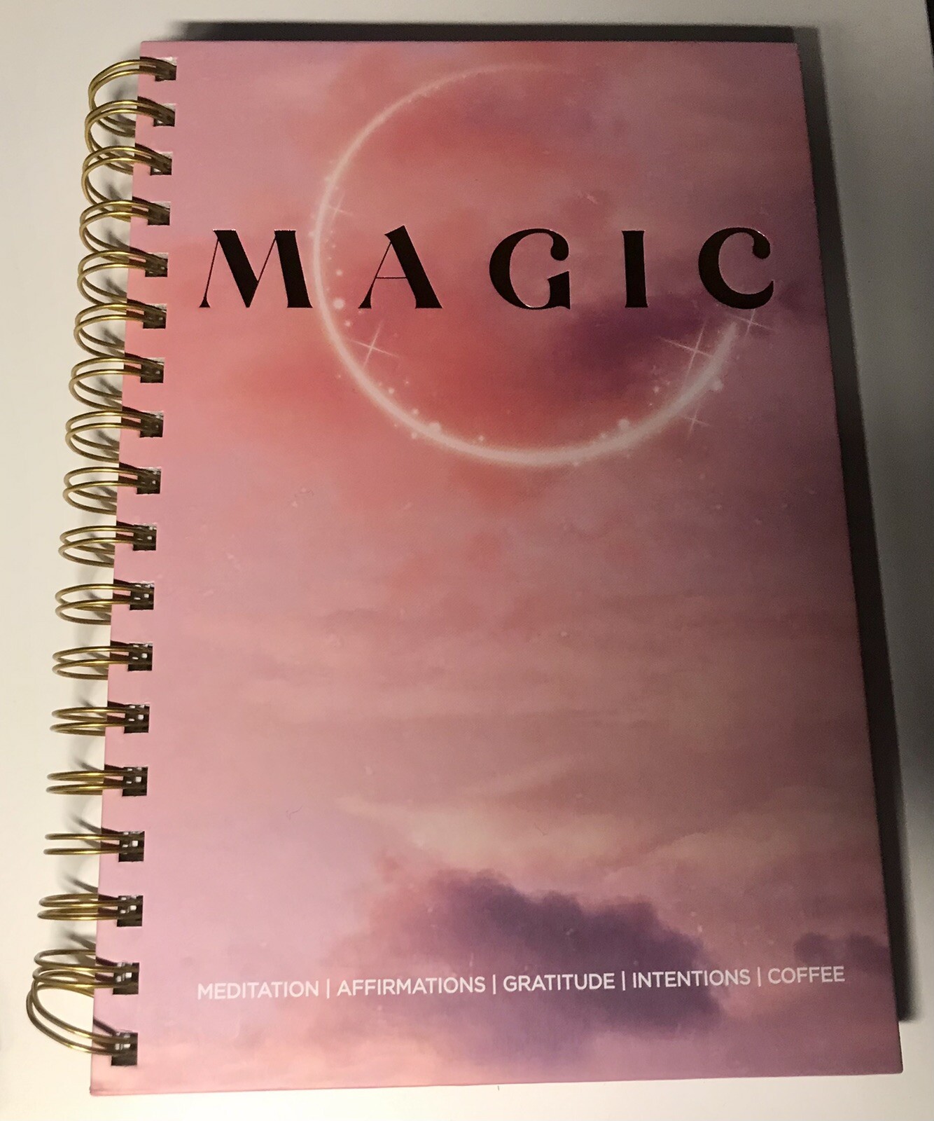 MAGIC Good Morning Planner Wire Ring Bound Hardcover, Natalee Linez
