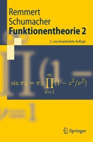 Funktionentheorie 2, Paperback by Remmert, Reinhold; Schumacher, Georg, Brand…