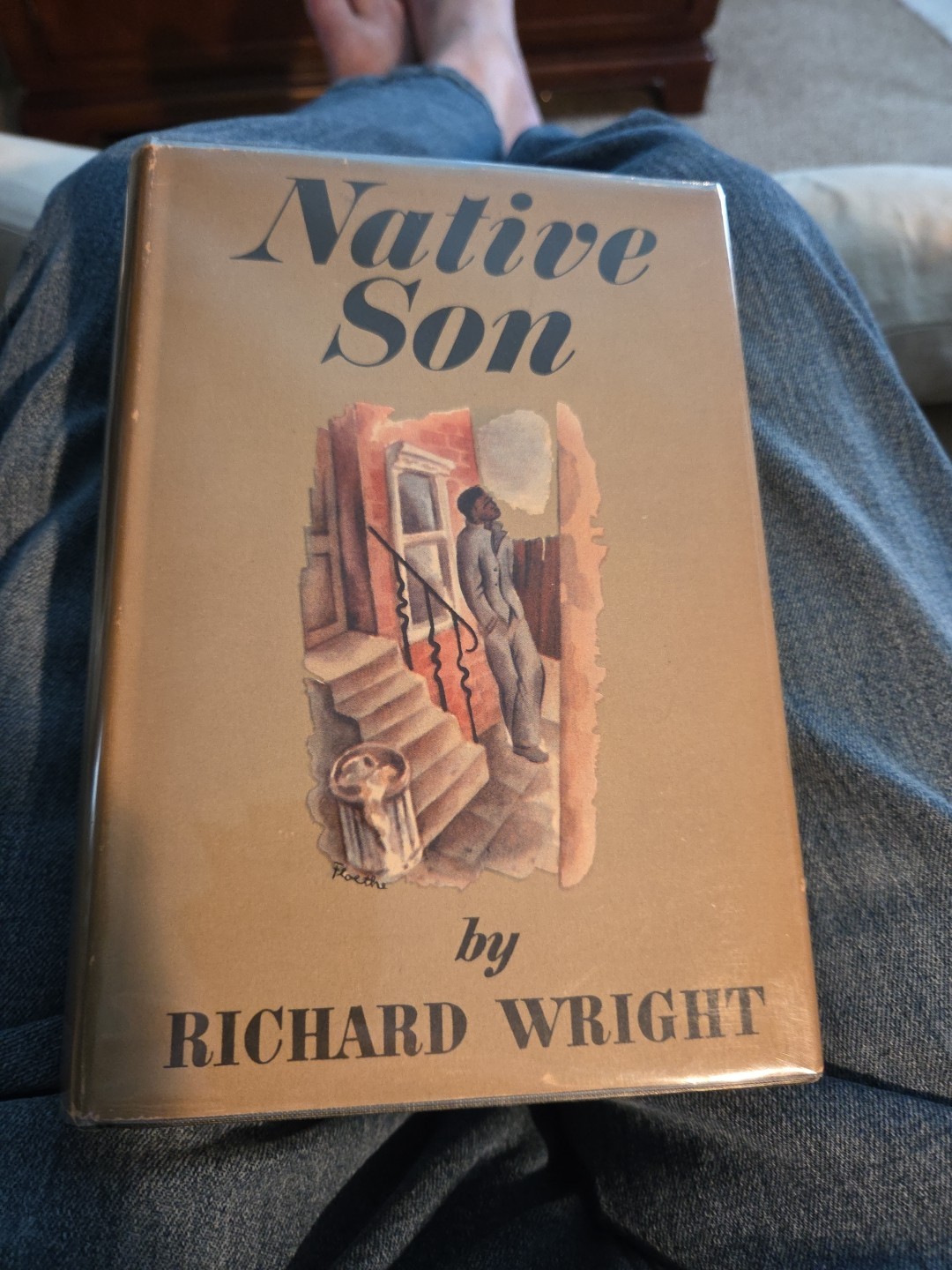 Native Son by Richard Wright (1940) 1st Edition 2nd Print Hardcover w/ D J