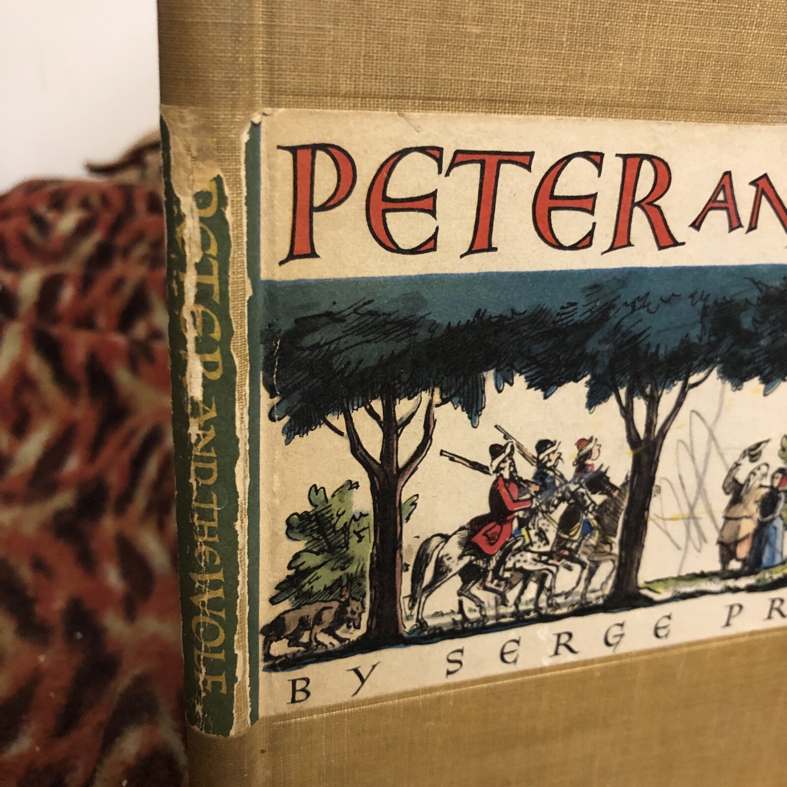 Peter And The Wolf Serge Prokofieff First Edition Hardcover