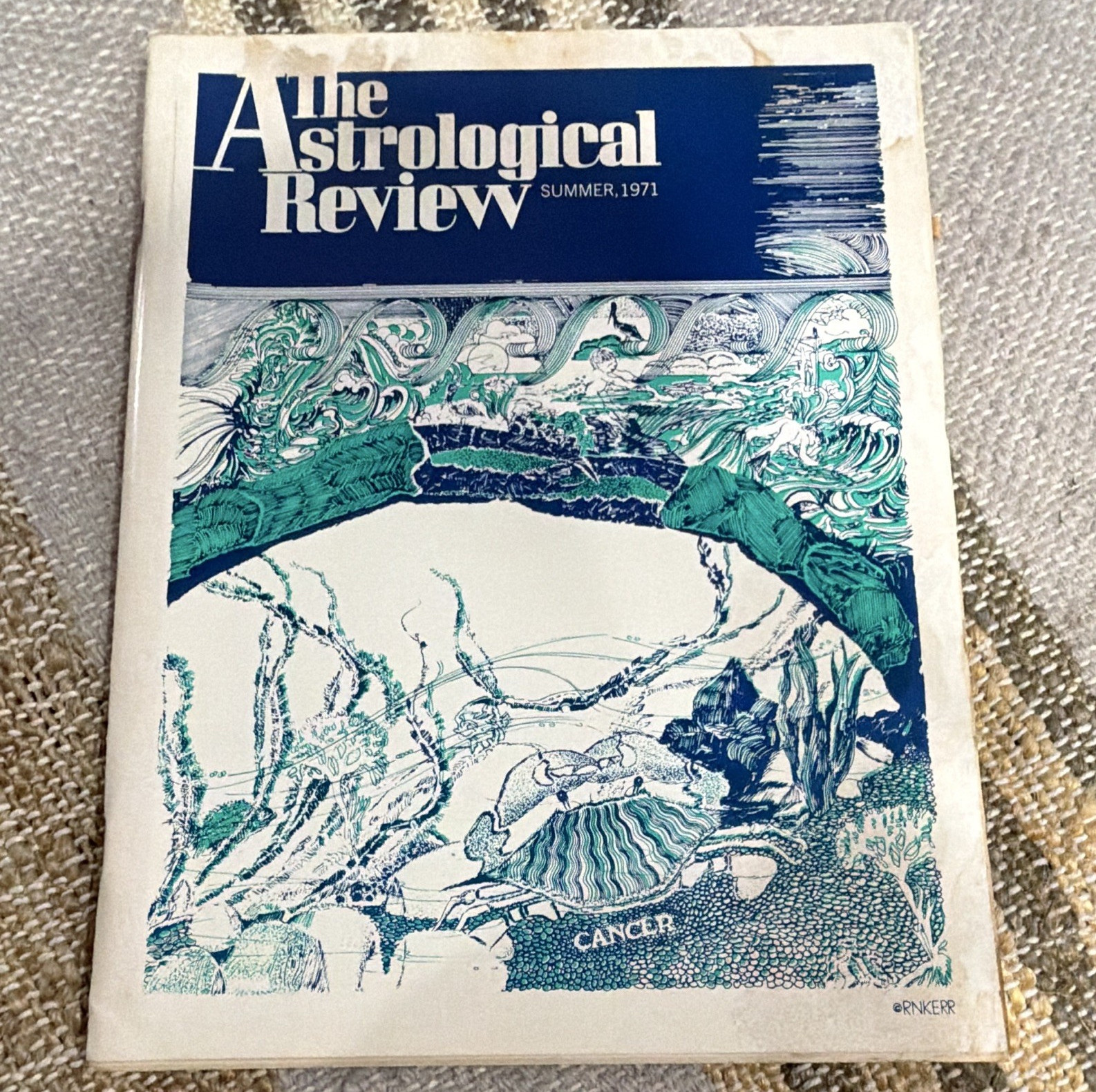 The Astrological Review Summer 1971 Illustrated Astrology English David Hayes