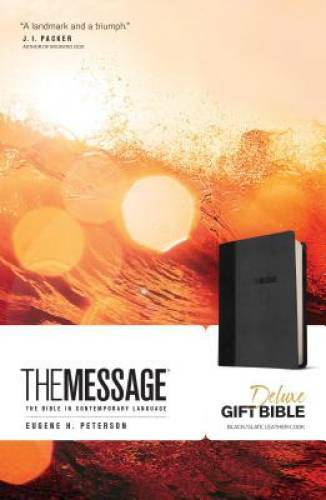 The Message Deluxe Gift Bible: The Bible in Contemporary Language – GOOD