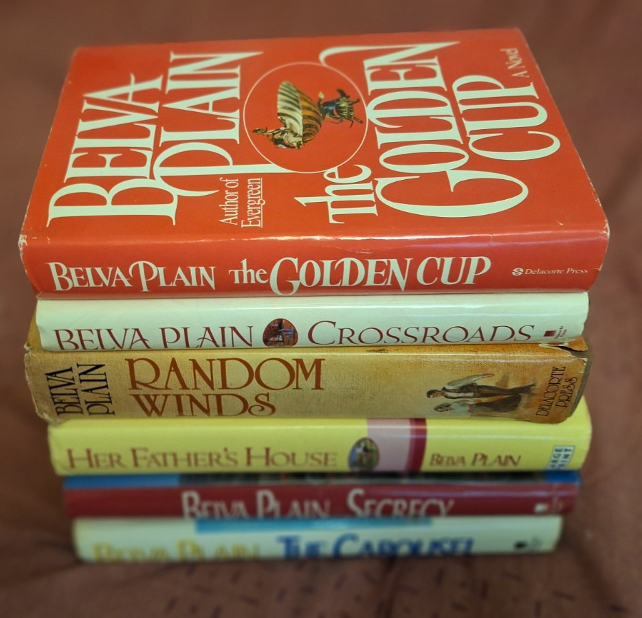 Lot of 6 Belva Plain Hardcover Books