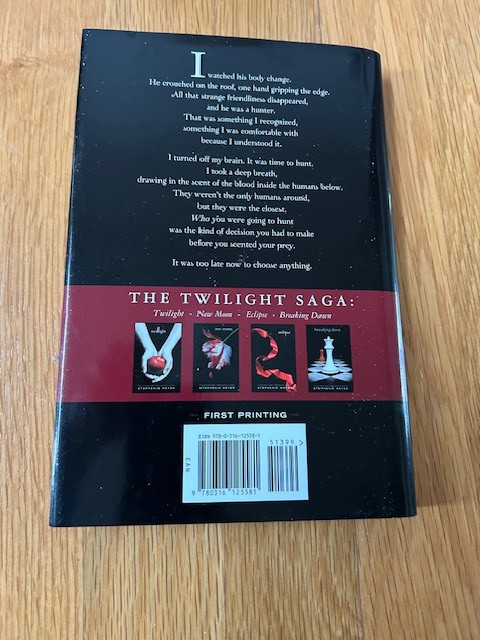 The Twilight Saga 8 BOOKS ALL FIRST ED + Stephenie Meyer SIGNED CARD