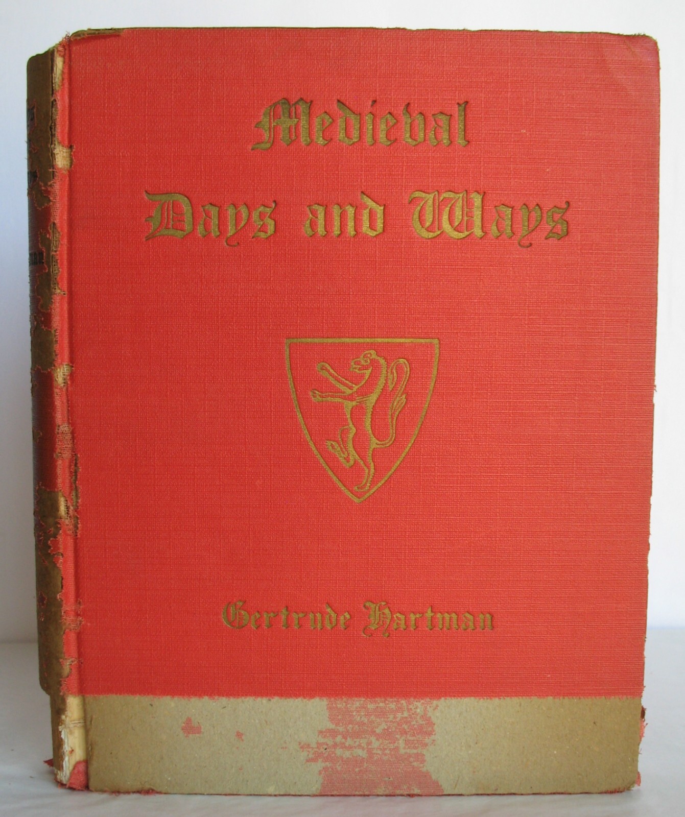 1937 MEDIEVAL DAYS AND WAYS by Gertrude Hartman ~ 332 Pages ~ 8.5&Prime; x 6.75&Prime;