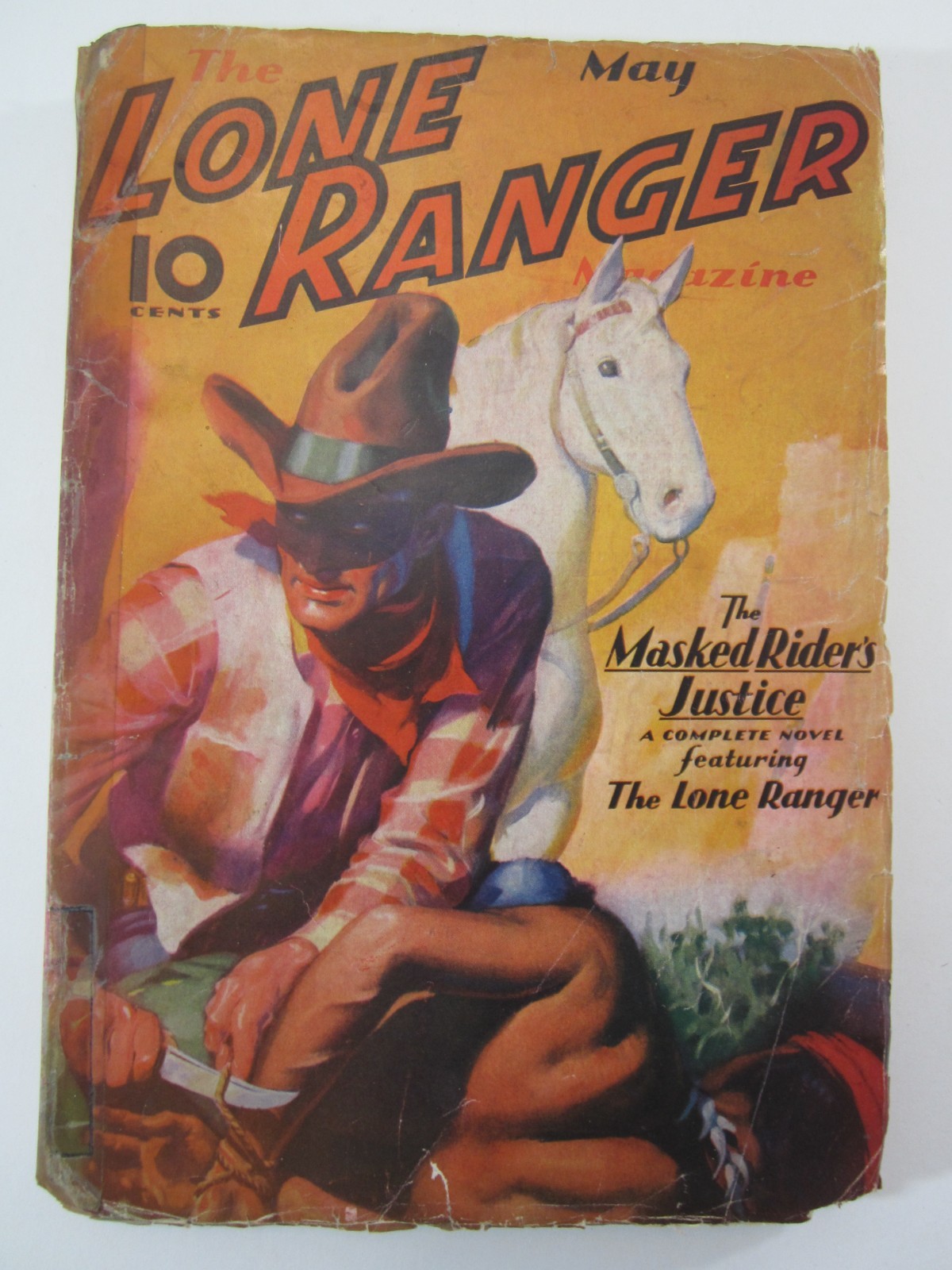 Lone Ranger Magazine v.1 #2, May 1939 PR H.J. Ward Cover Art! 2nd Issue!