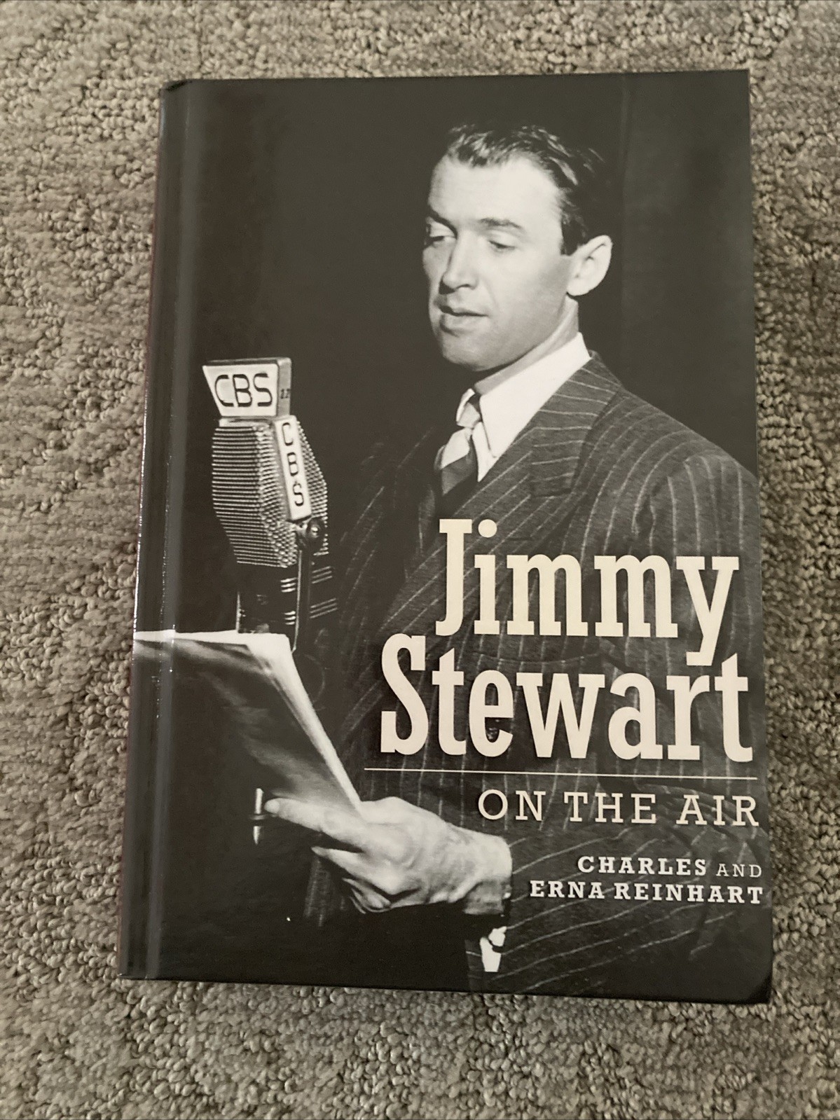 Jimmy Stewart On The Air (hardback) by Charles Reinhart Hardcover Book
